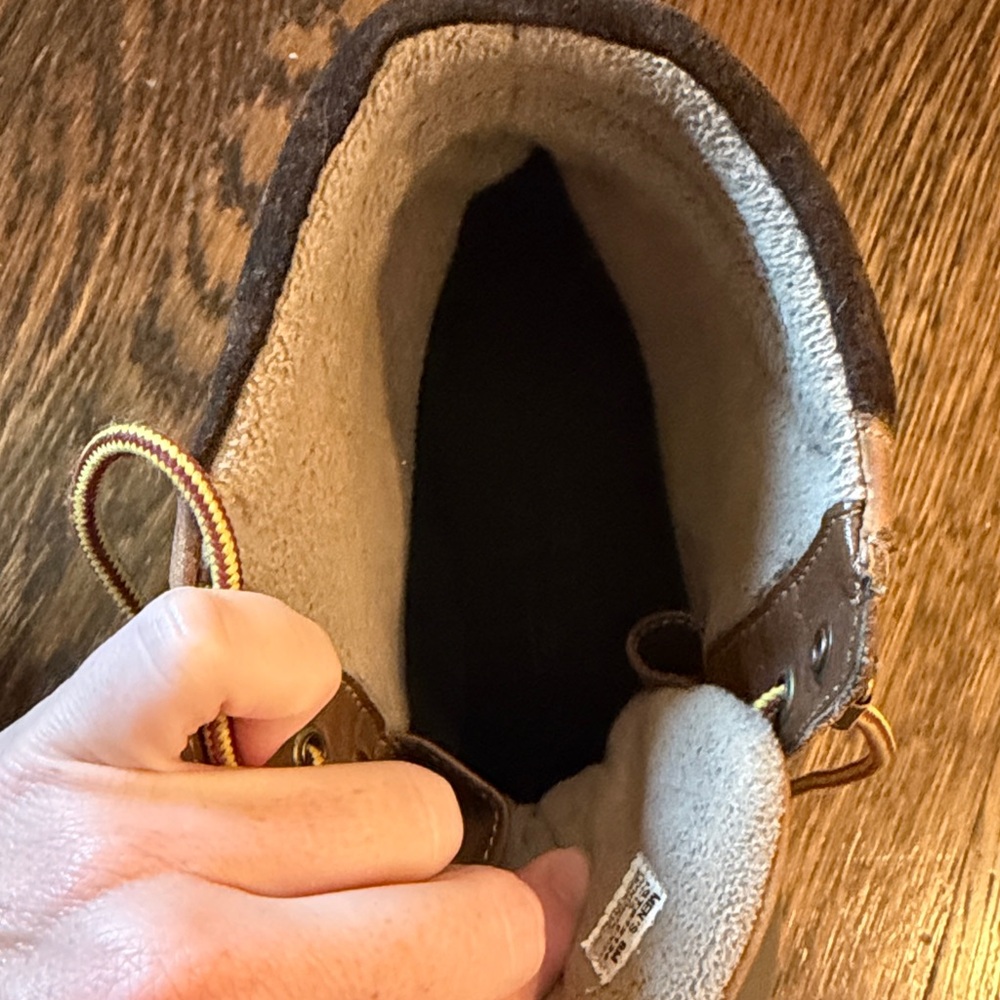 Sperry Men’s Tan and Gray Lace-Up Waterproof Work Boots - Picture 11 of 12